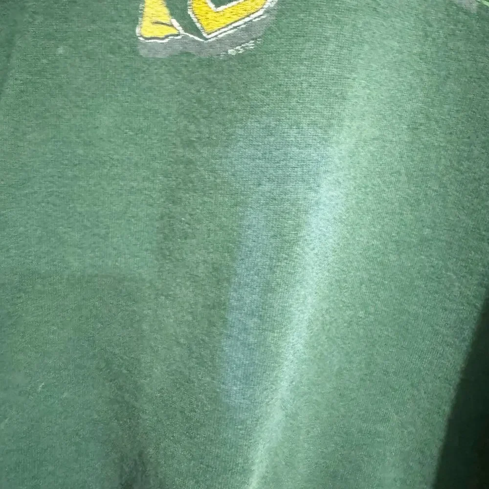 Vintage Oregon Ducks Sweatshirt Adult Size Large Pro Player USA Green - Picture 2 of 5